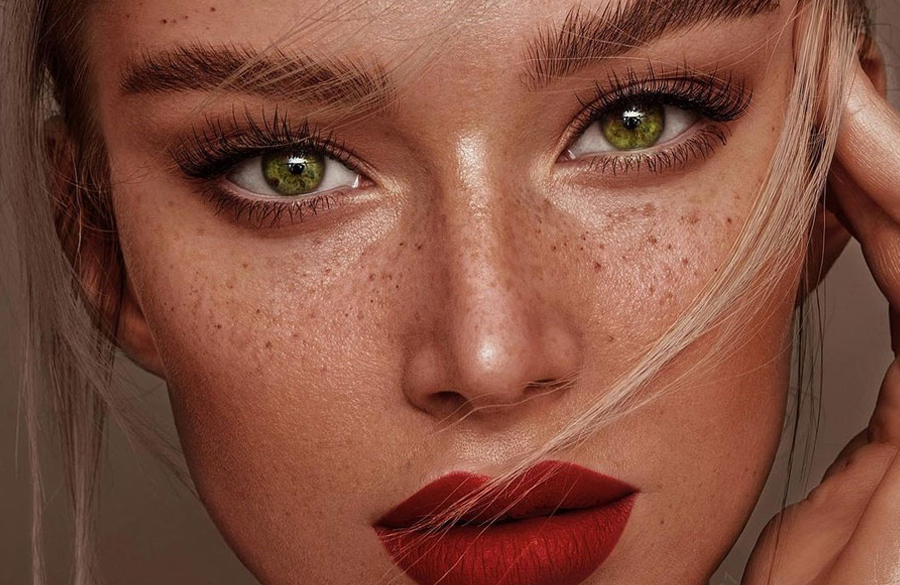 چگونه یک آرایش کک و مک‌دار جذاب و ترندی انجام دهیم؟